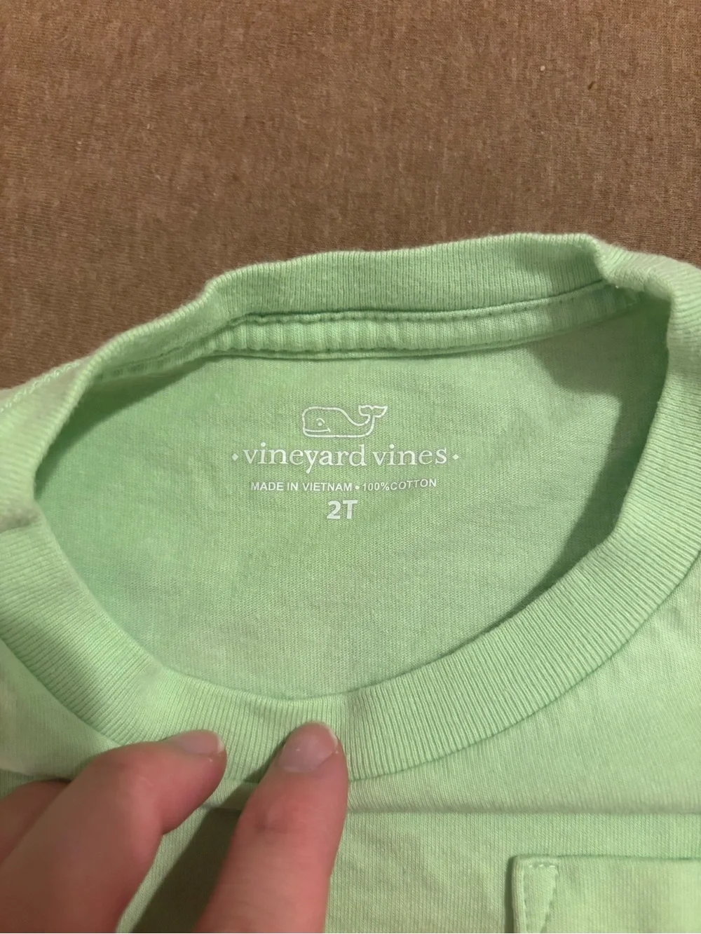 Vineyard Vines Kids' Lime Green Long-Sleeve Tee